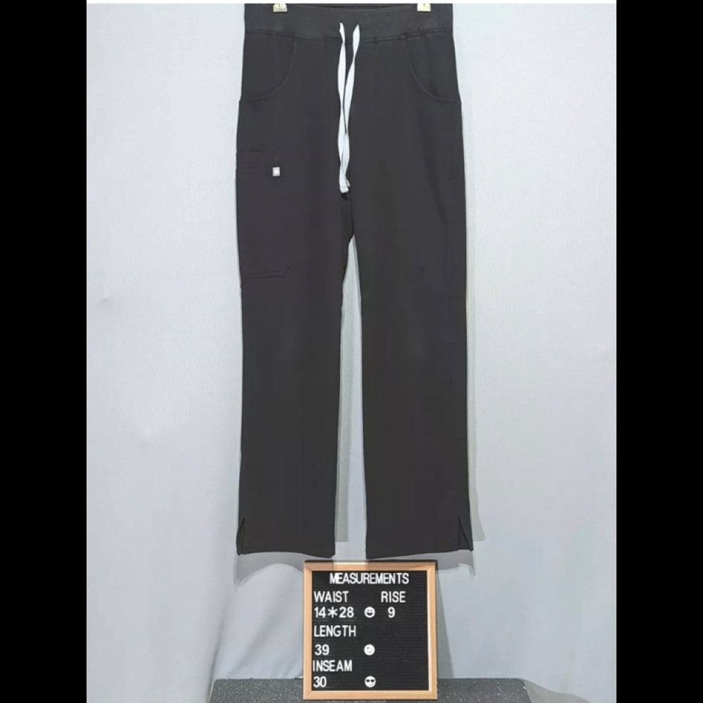 Figs Technical Collection Livingston Basic Nurse Scrub Pants Black Women’s XS